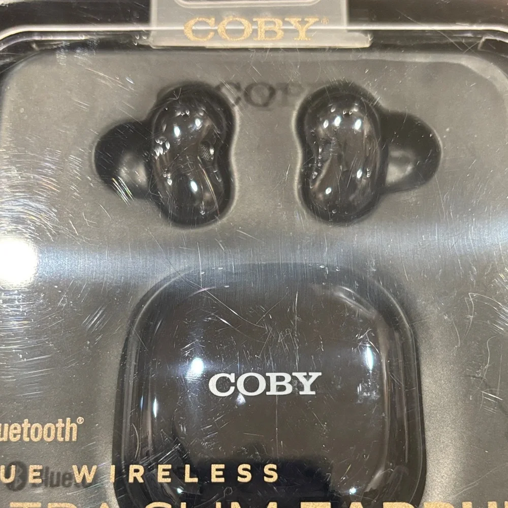 Black True Wireless Earbuds with Charging Case